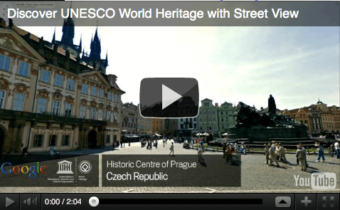 Discover UNESCO World Heritage with Street view, youtube