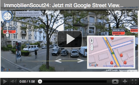 Immobilienscout24 streetview, youtube